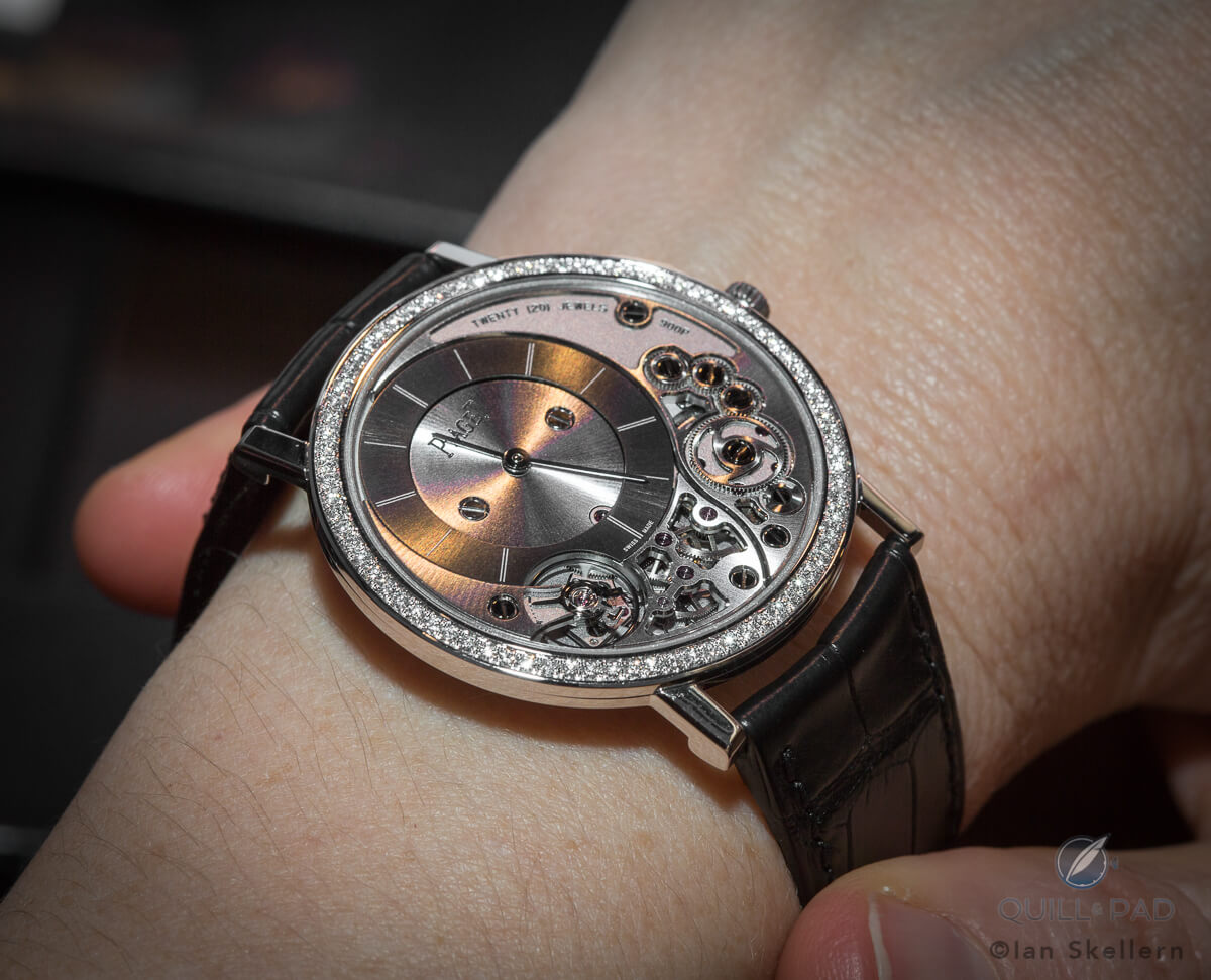 Piaget Altiplano on the wrist