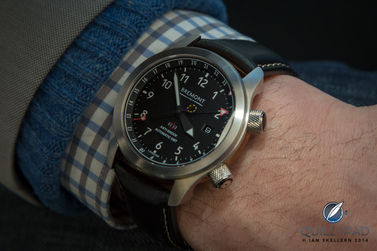Wristshot of the Bremont MBIII