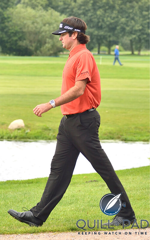 Bubba_Watson wearing his Richard Mille RM 038