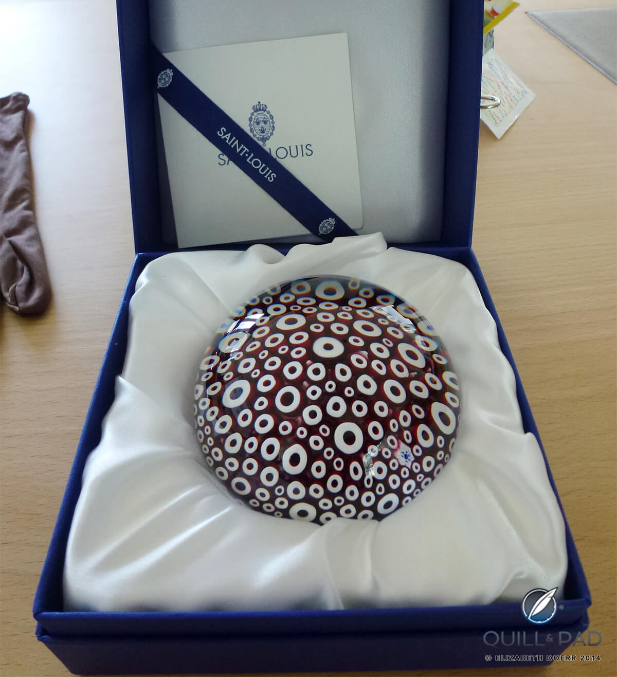 Vintage paperweight by Cristalleries Royales de Saint-Louis