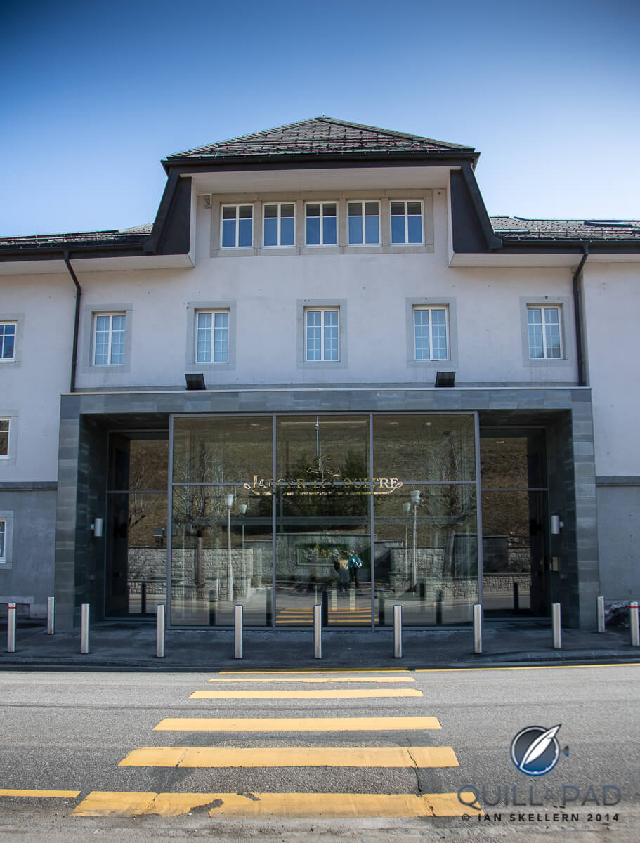 This is where it all begins, the main entrance to Jaeger LeCoultre in Le Sentier