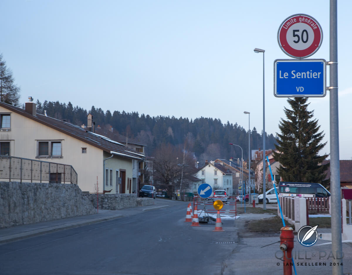 Le Sentier might not have the nicest entrance to a village in Switzerland, but it gets better . . . much better!