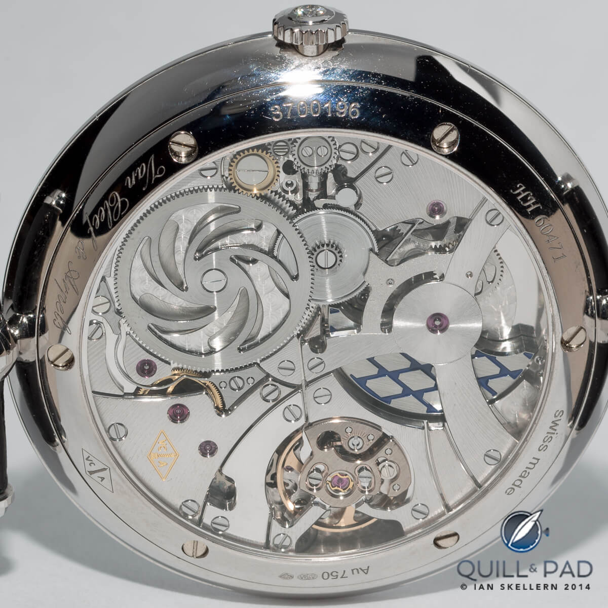 Van Cleef & Arpels Heure d’ici & Heure d’ailleurs movement. Photo Ian Skellern