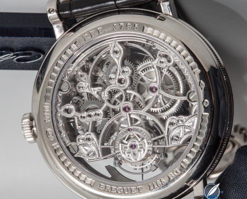 Breguet_Perpetual_Tourbillon_9419 Hand engraved skeletonized movement of the Breguet Tourbillon Perpetual Calendar