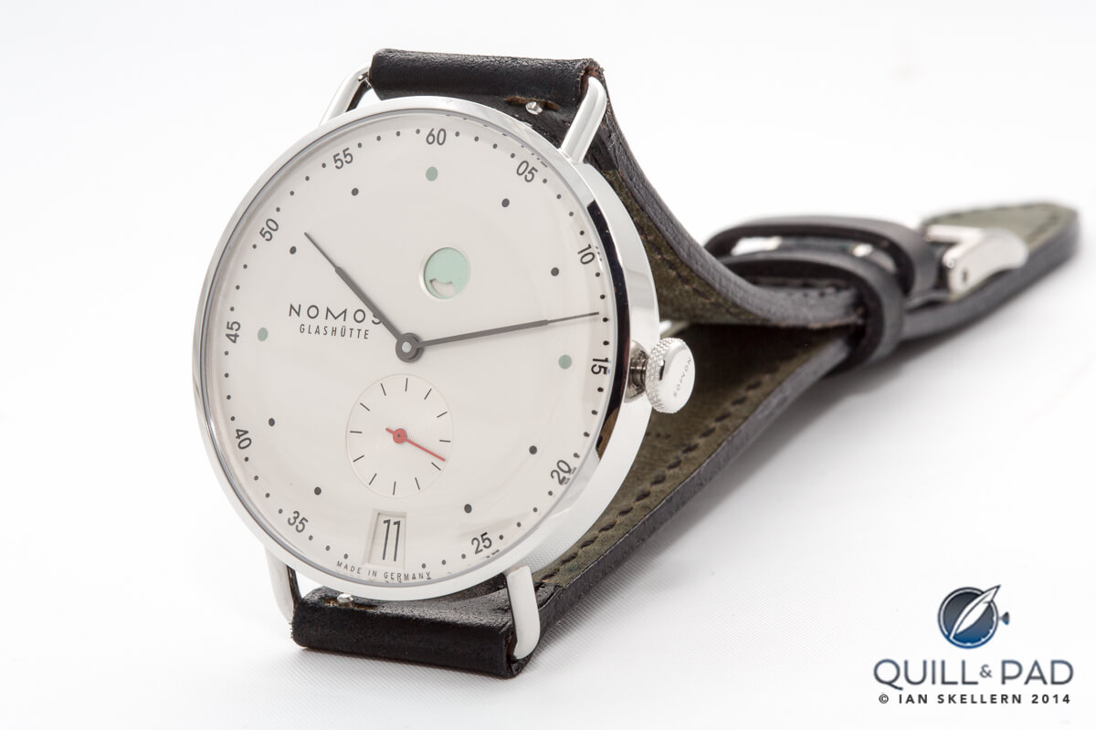 Nomos Metro with new Swing System escapement