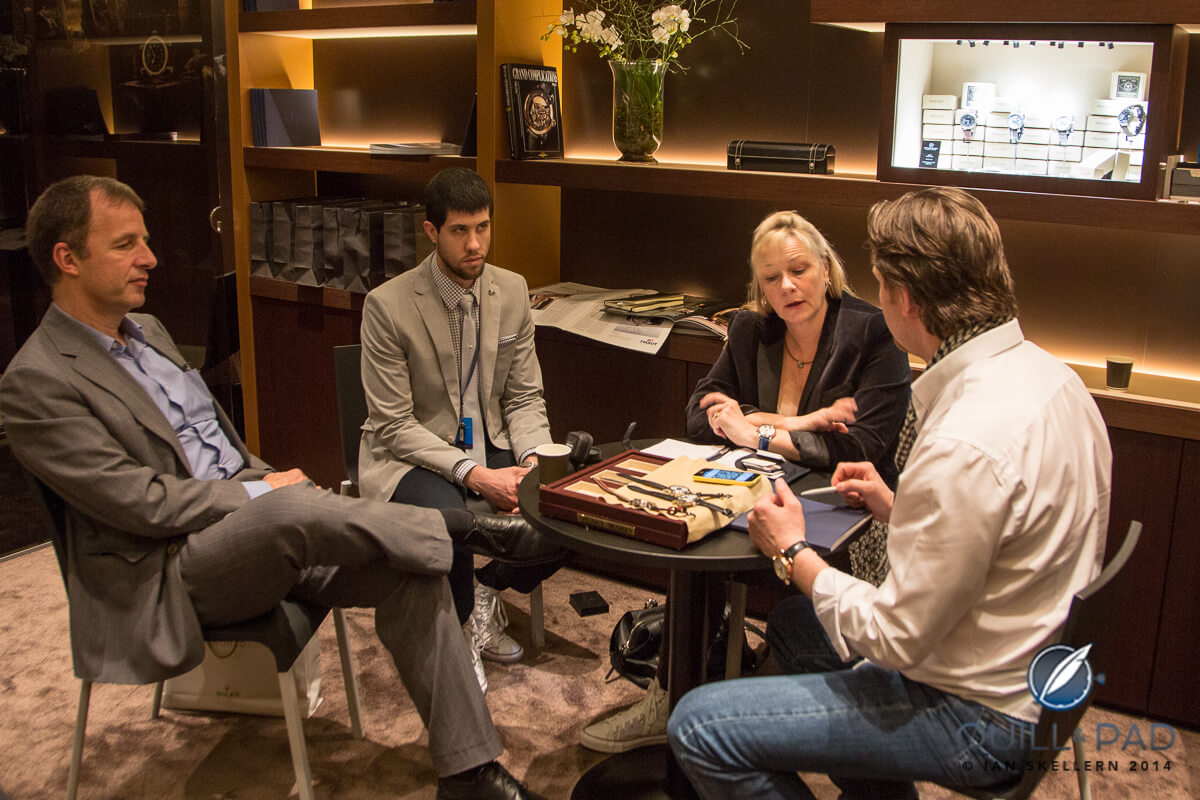 At Speake-Marin: Armin Doerr, Joshua Munchow, Elizabeth Doerr and Peter Speake-Marin