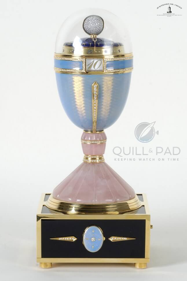 Fabergé Moon Phase Clock Egg