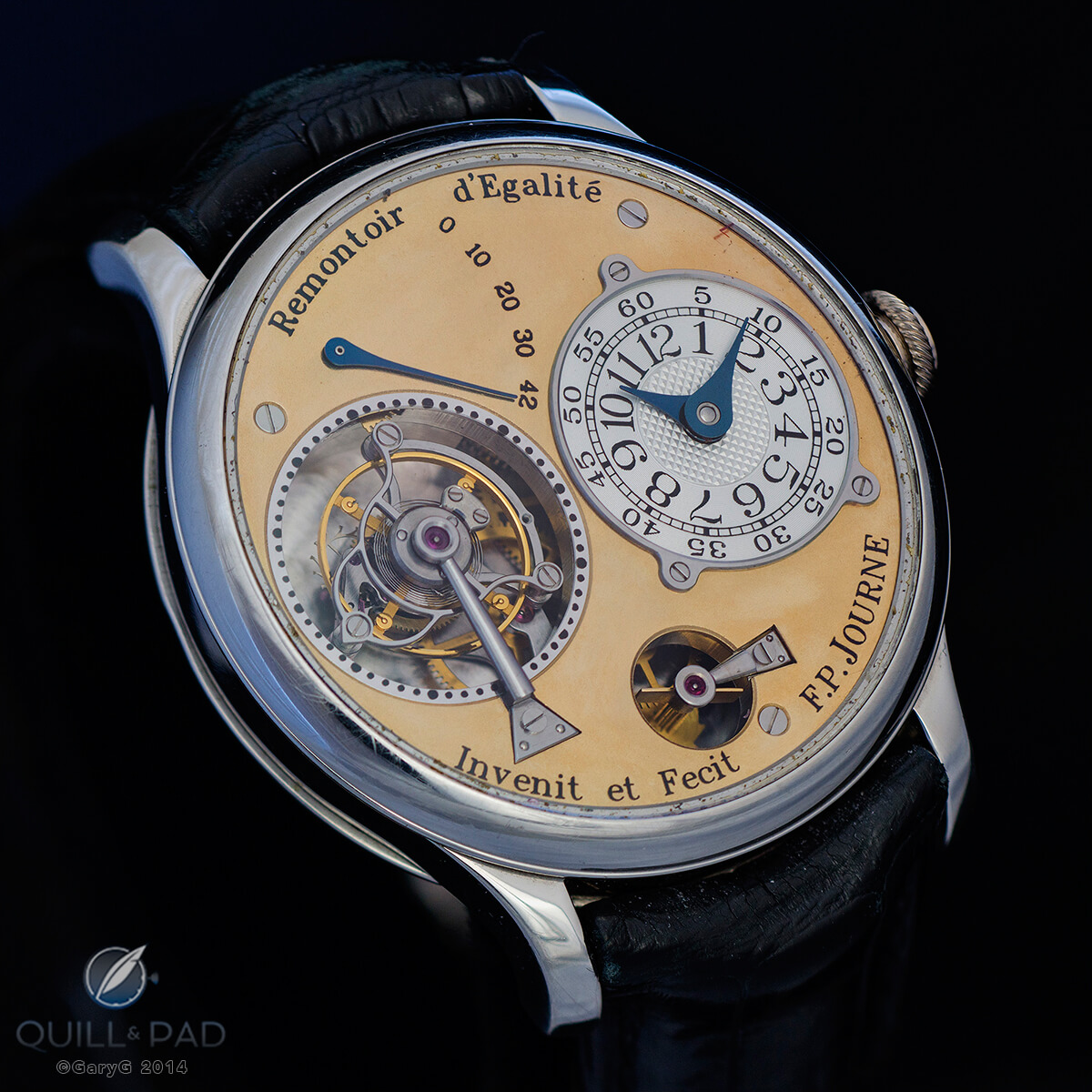 Early model F.P. Journe Tourbillon Souverain with remontoir d’égalité