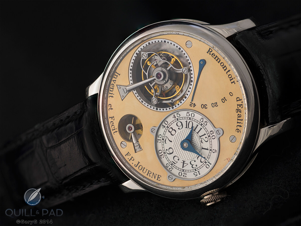 Early model F.P. Journe Tourbillon Souverain with remontoir d’égalité
