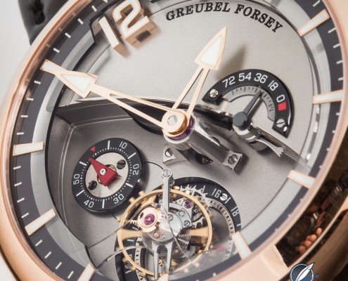 Greubel_Forsey_T24S_Contemporain_dial_8401 Dial close up of the Greubel Forsey Tourbillon 24 Secondes Contemporain in red gold