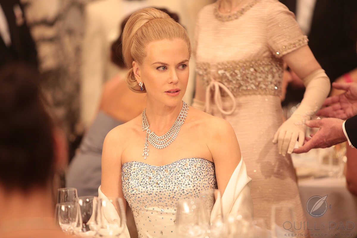 Nicole Kidman wearing contemporary Cartier jewelry in Grace of Monaco