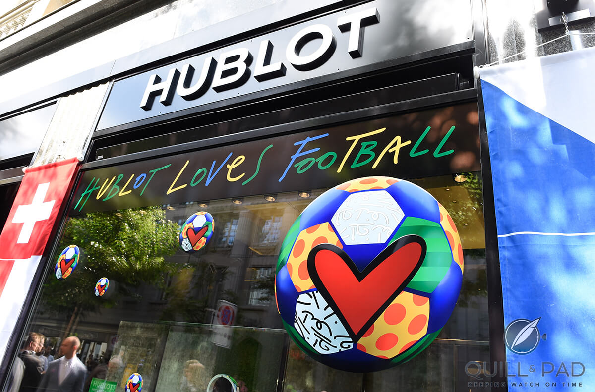 The Hublot boutique in Zurich