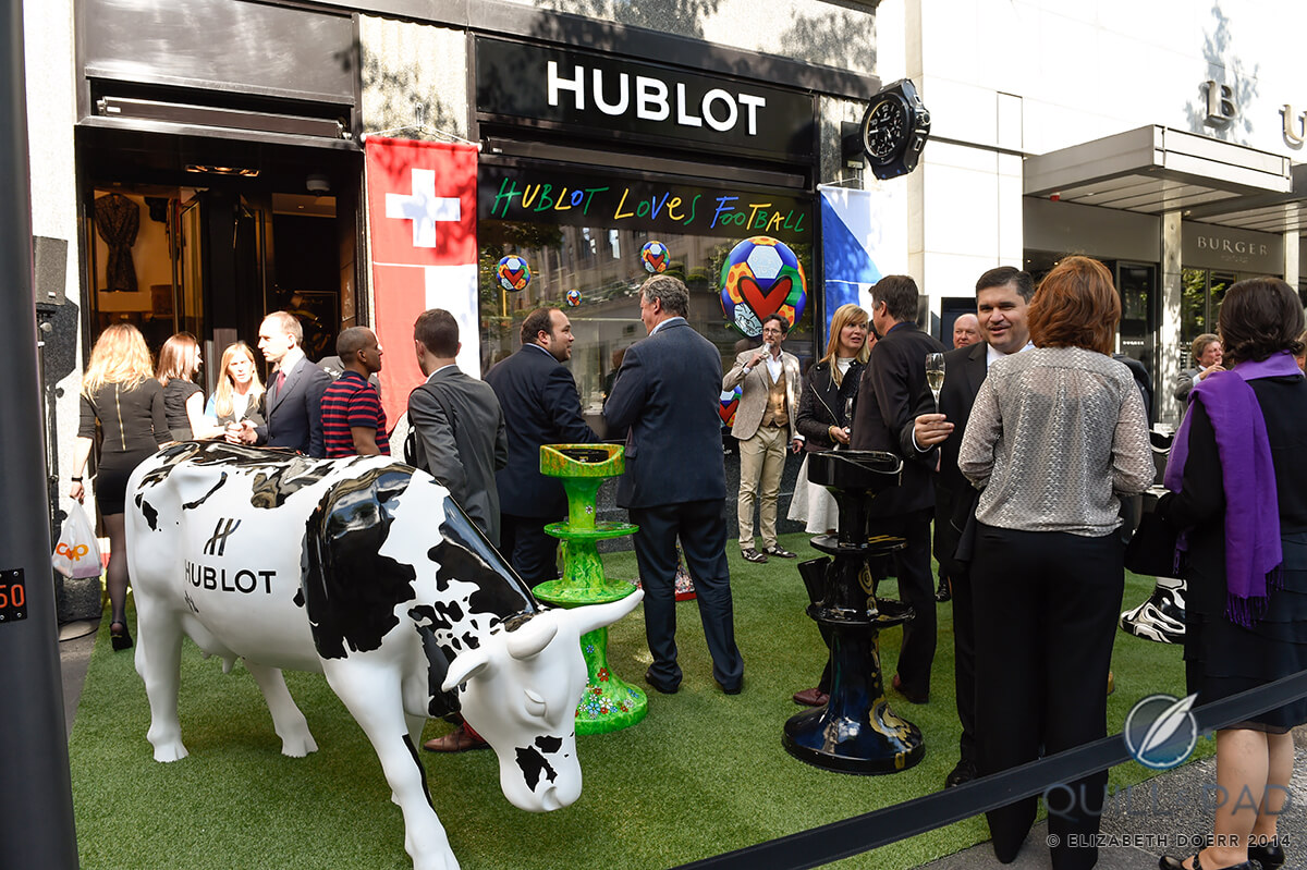 Opening of the Hublot boutique in Zurich