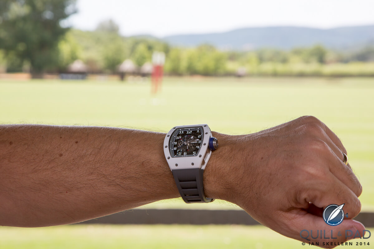 Richard Mille RM030 Polo de Saint Tropez on the wrist
