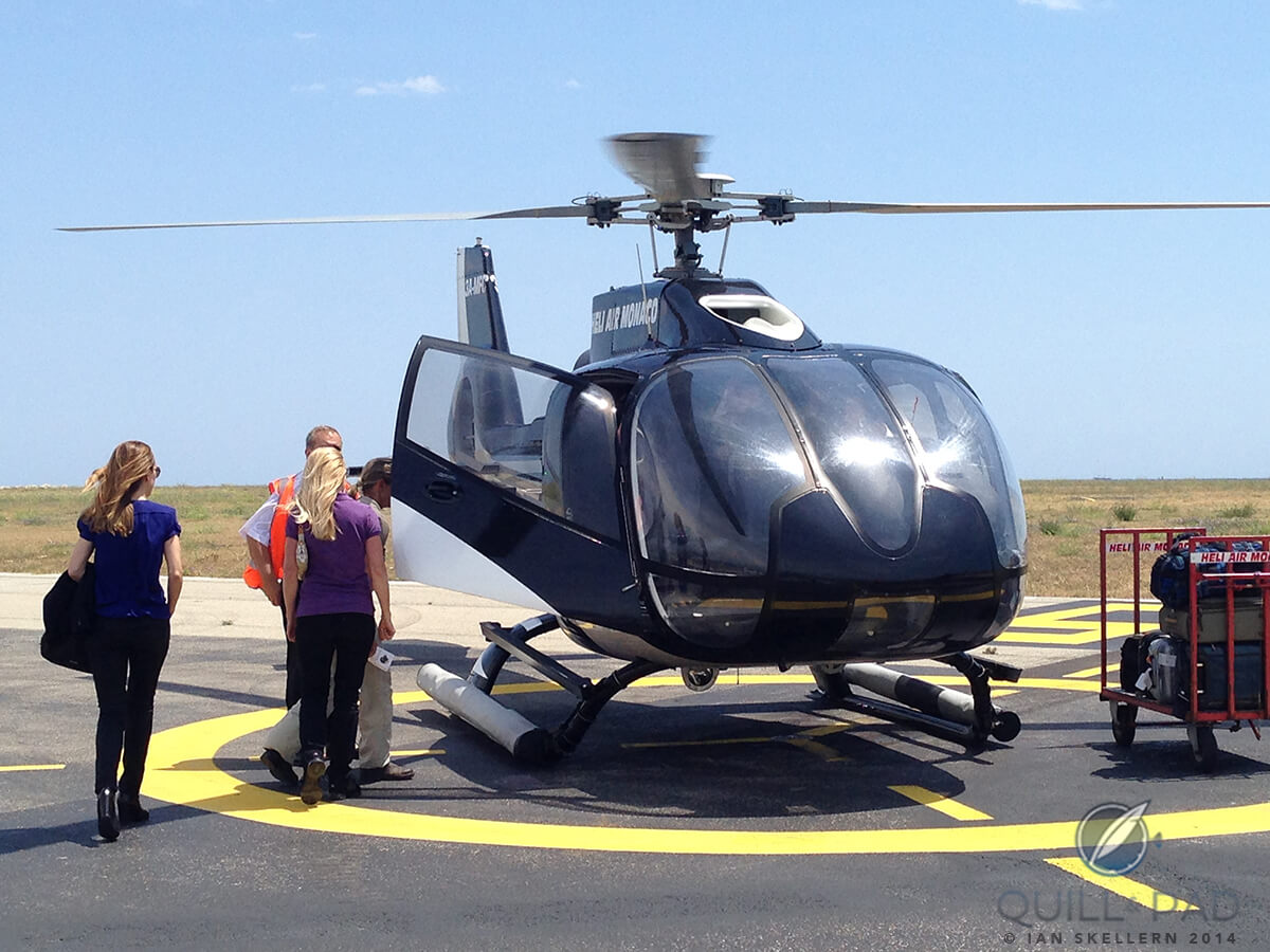 I'm not easily swayed, but a helicopter will do it every time.