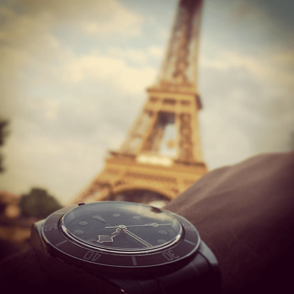 Tomas Berdych wearing a Tudor in Paris
