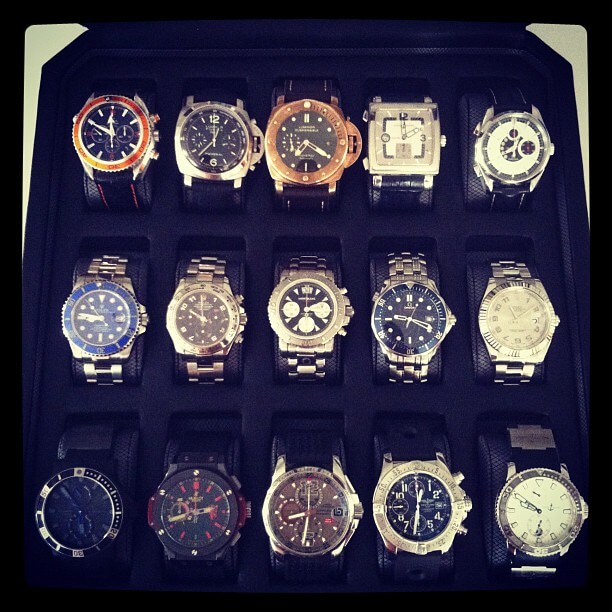 Tomas Berdych's watch collection (to date)