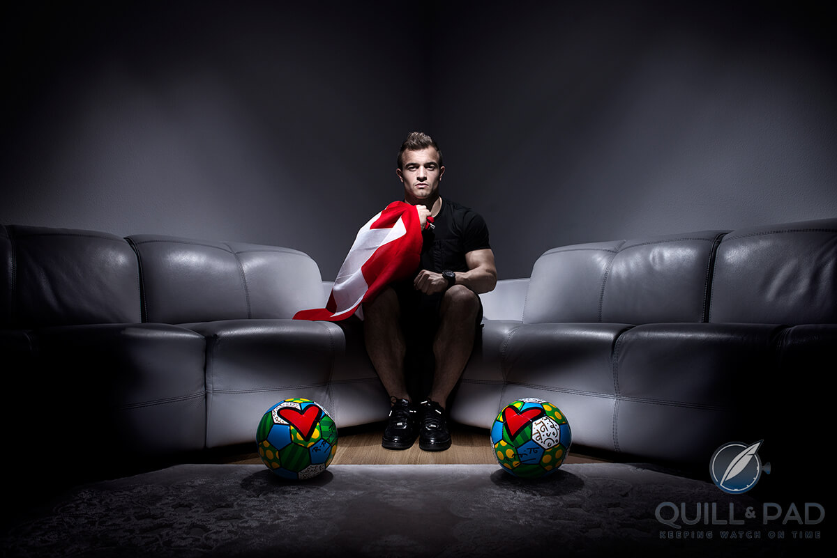 Hublot ambassador Xherdan Shaqiri