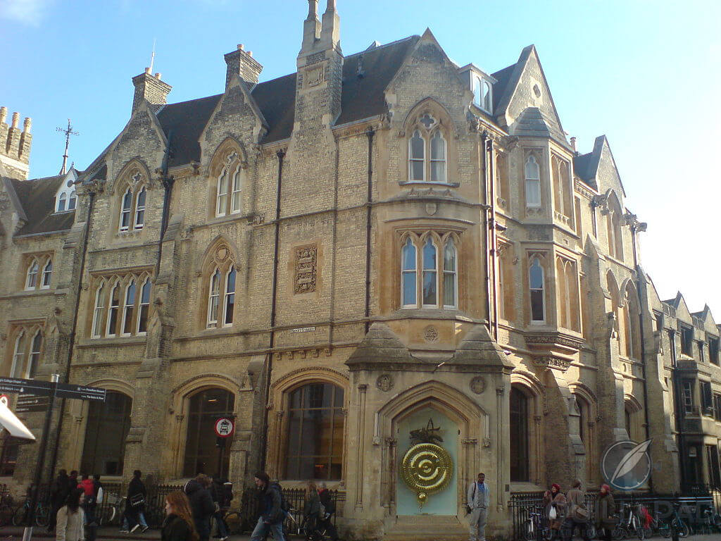 Chronophage clock at Corpus Christi College Cambridge