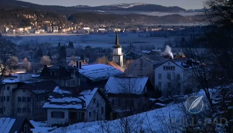 Sunrise in Le Sentier from the film 'Timepiece'