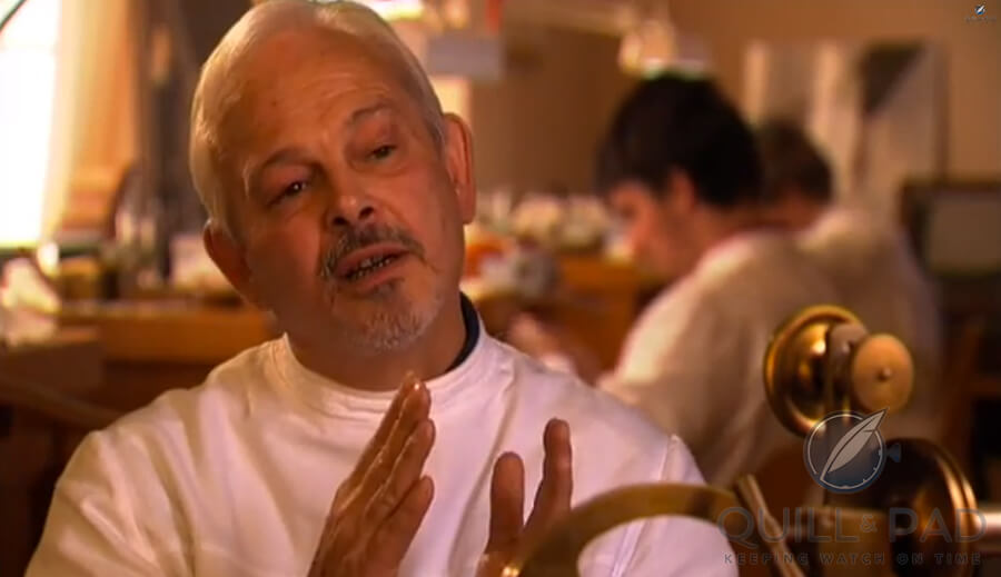 Philippe Dufour in the film 'Timepiece'