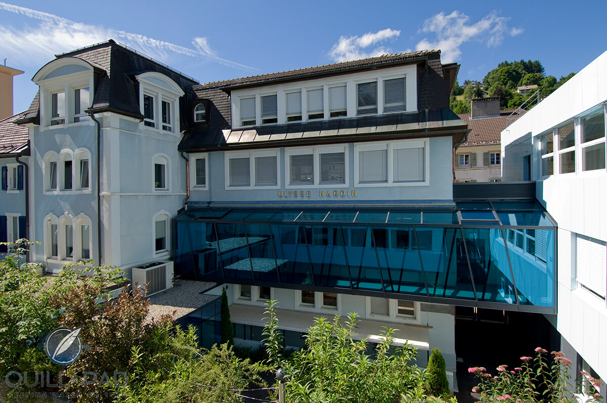Ulysse Nardin's historic factory location in Le Locle