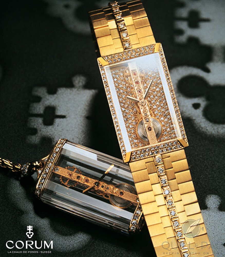 Corum Golden Bridge watches circa 1980