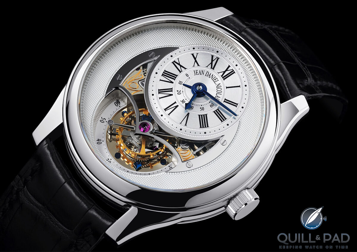 Platinum Jean Daniel Nicolas Two-Minute Tourbillon by Mr. Daniel Roth (photo courtesy Guy Lucas de Peslouan)