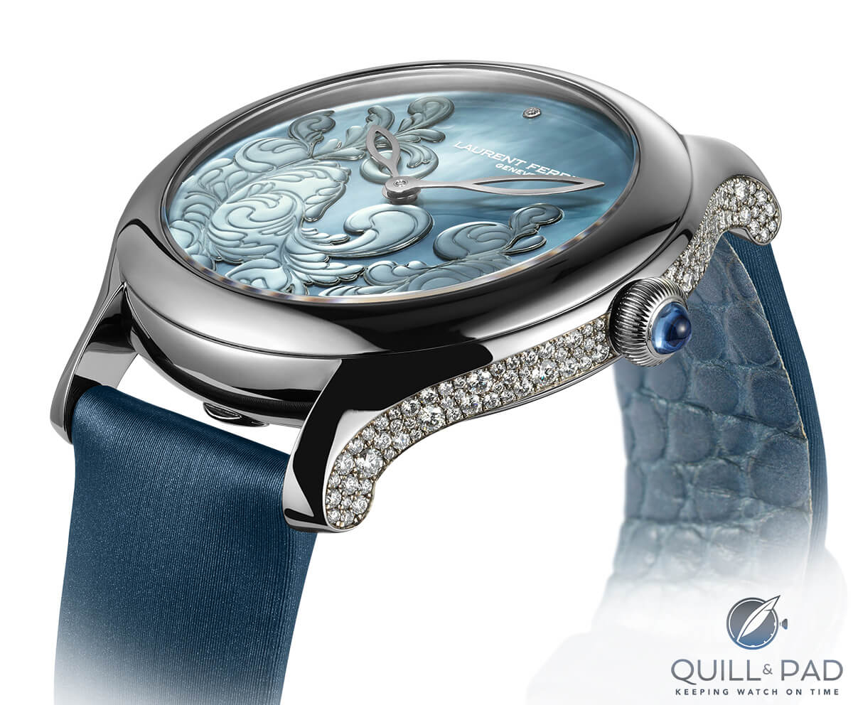 Lady F in white gold by Laurent Ferrier