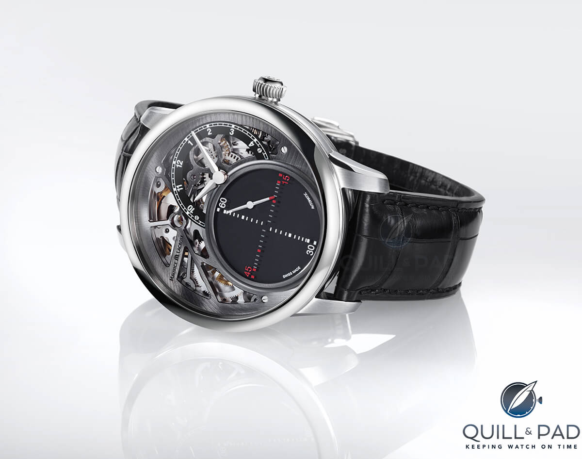 Maurice Lacroix Masterpiece Mysterious Seconds black dial