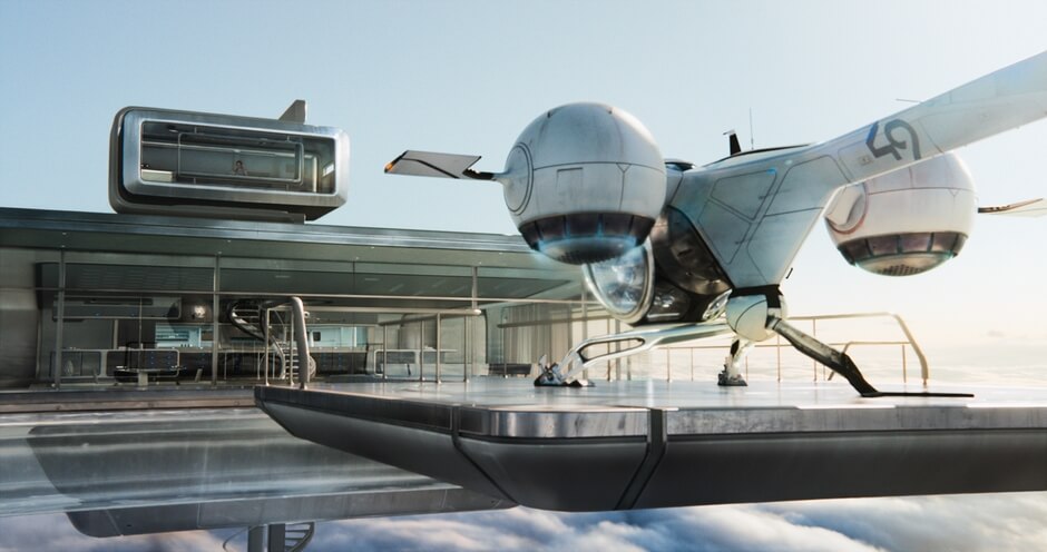 Sky tower residence from the film Oblivion