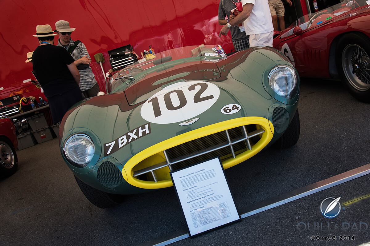 1957 Aston Martin DBR2, Laguna Seca