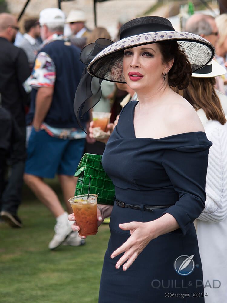 Sheer elegance: period dress at Pebble Beach