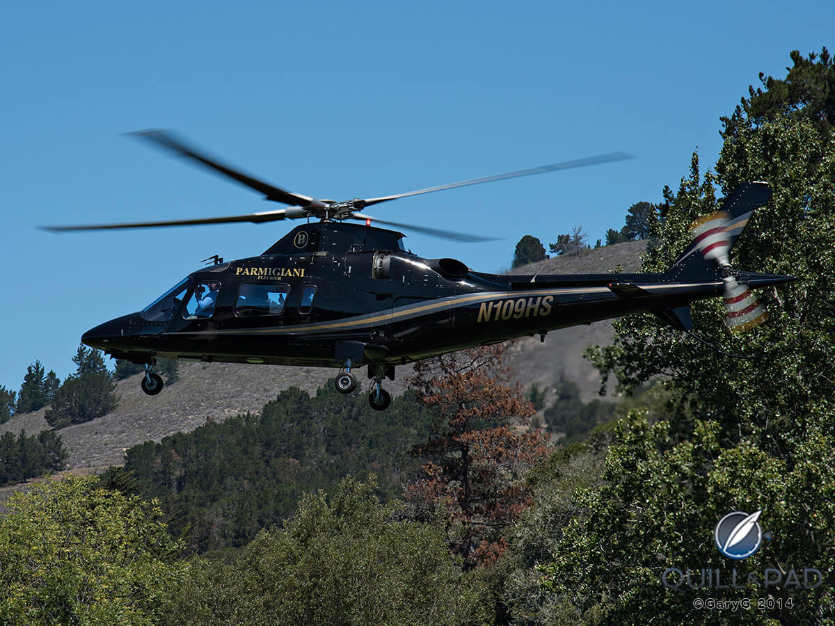 The “Parmi-Copter” on the Monterey Peninsula
