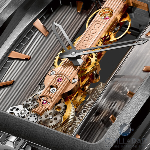 Corum Golden Bridge Automatic close up
