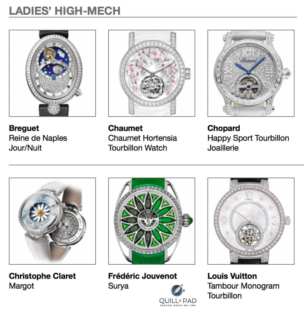 GPHG 2014 Ladies High-Mech