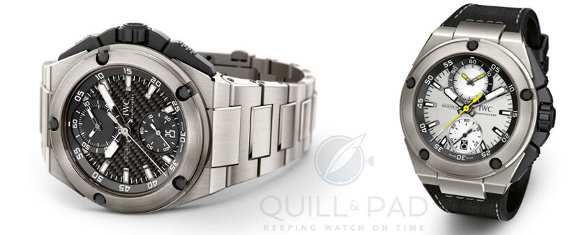 IWC Ingenieur Chronograph Lewis Hamilton (left) and Nico Rosberg (right) limited editions