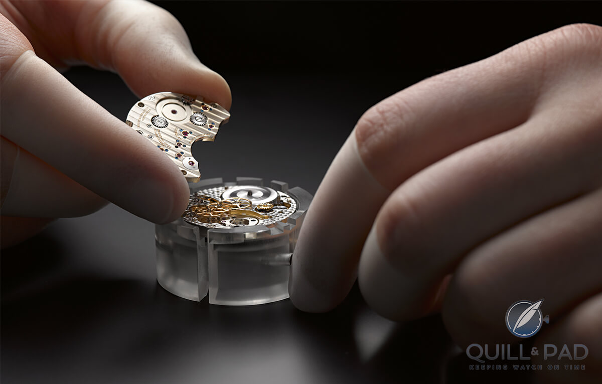 A. Lange & Söhne three-quarter plate