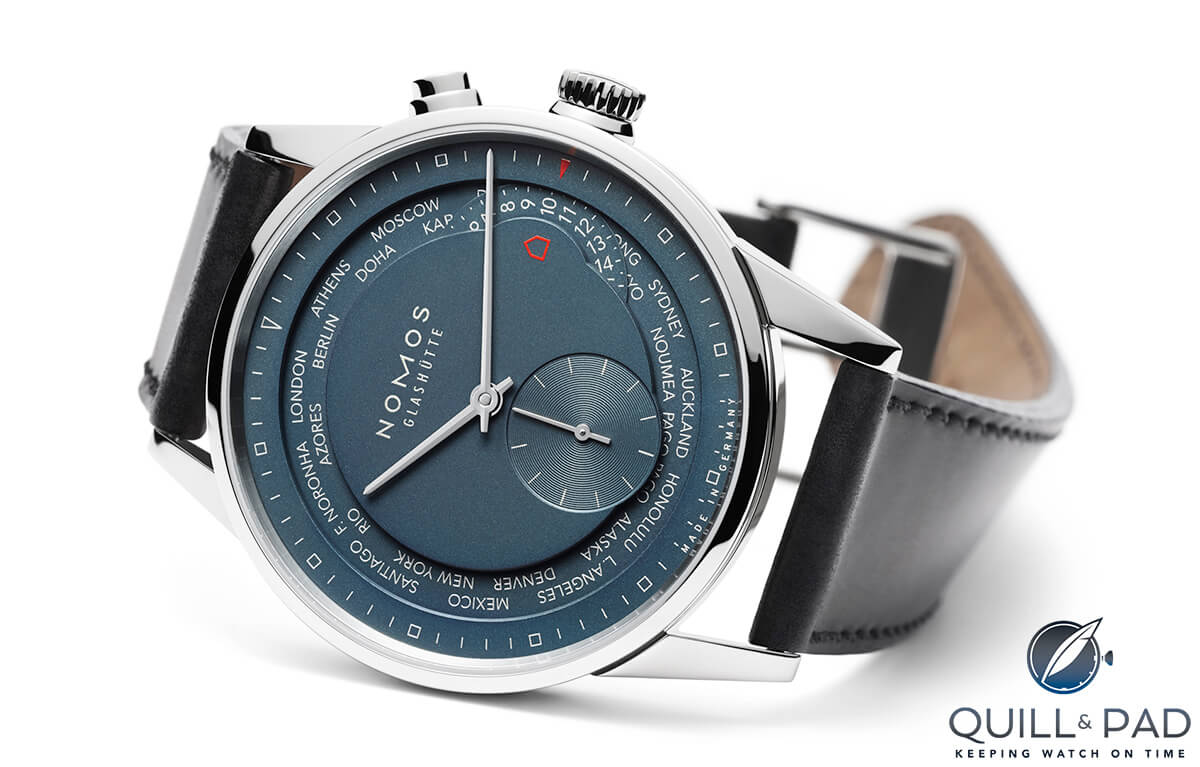 Nomos Zurich Worldtimer True Blue