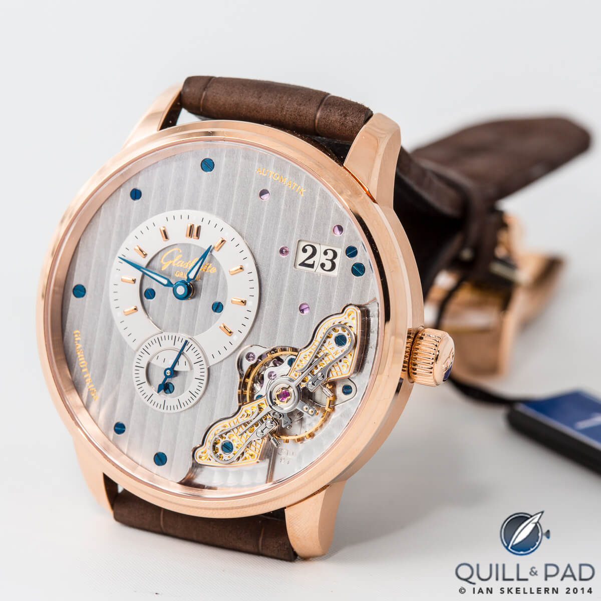 Glashütte Original PanoMaticInverse in red gold