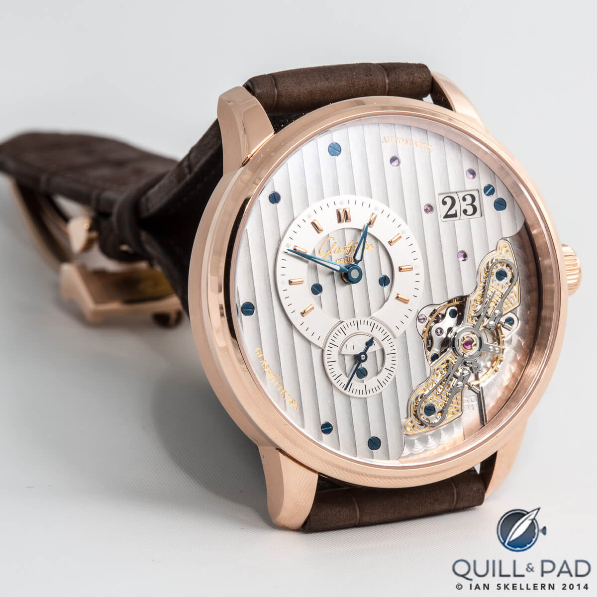 Glashütte Original PanoMaticInverse in red gold
