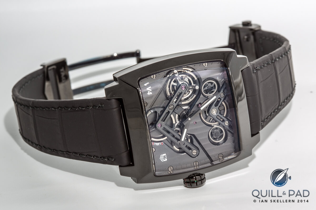TAG Heuer Monaco V4 with black case