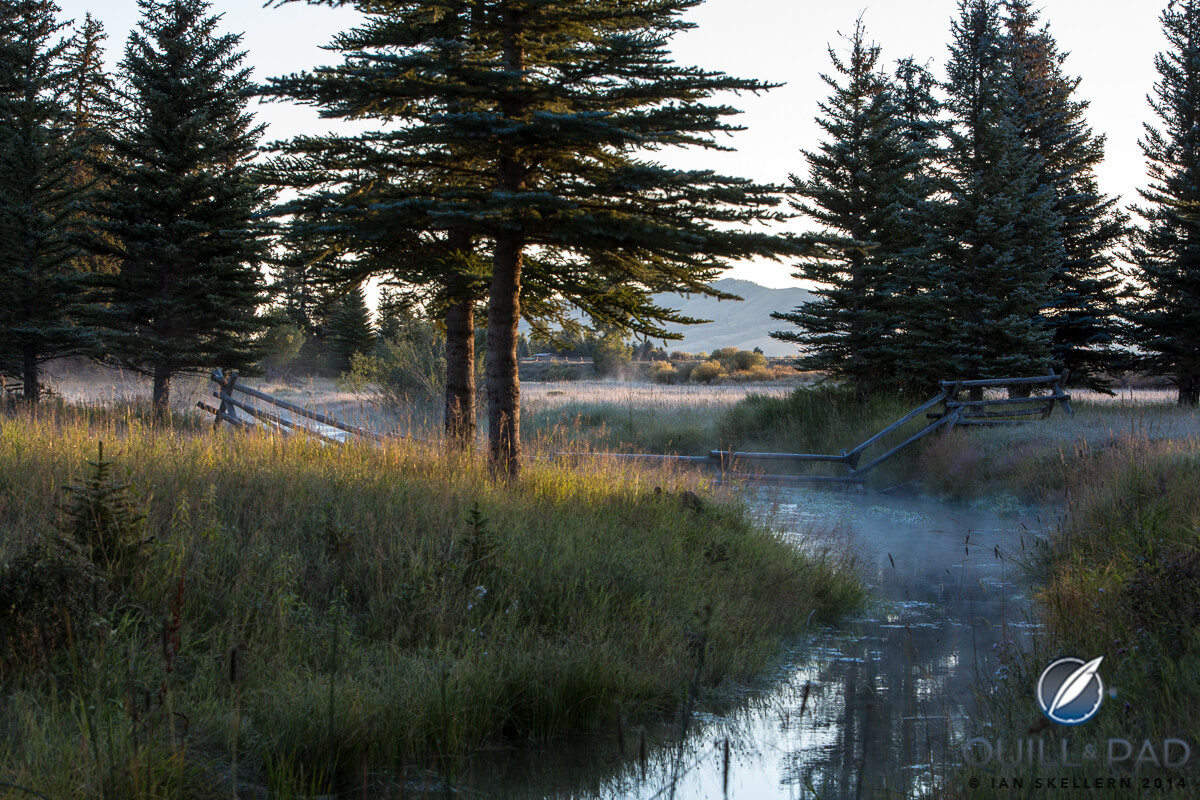 Sunrise near Jackson, Wyoming