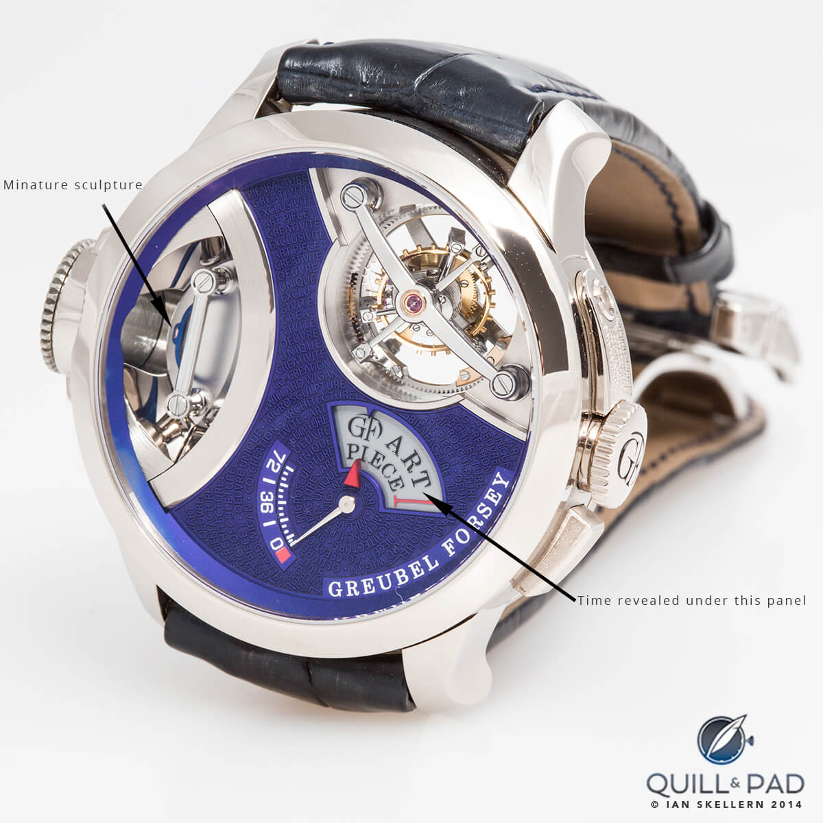 Art Piece 1 by Robert Greubel and Stephen Forsey in collaboration with micro-sculptor Willard Wigan