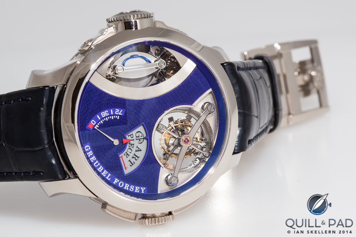 Greubel Forsey Art Piece 1 in collaboration with British micro-sculptor Willard Wigan