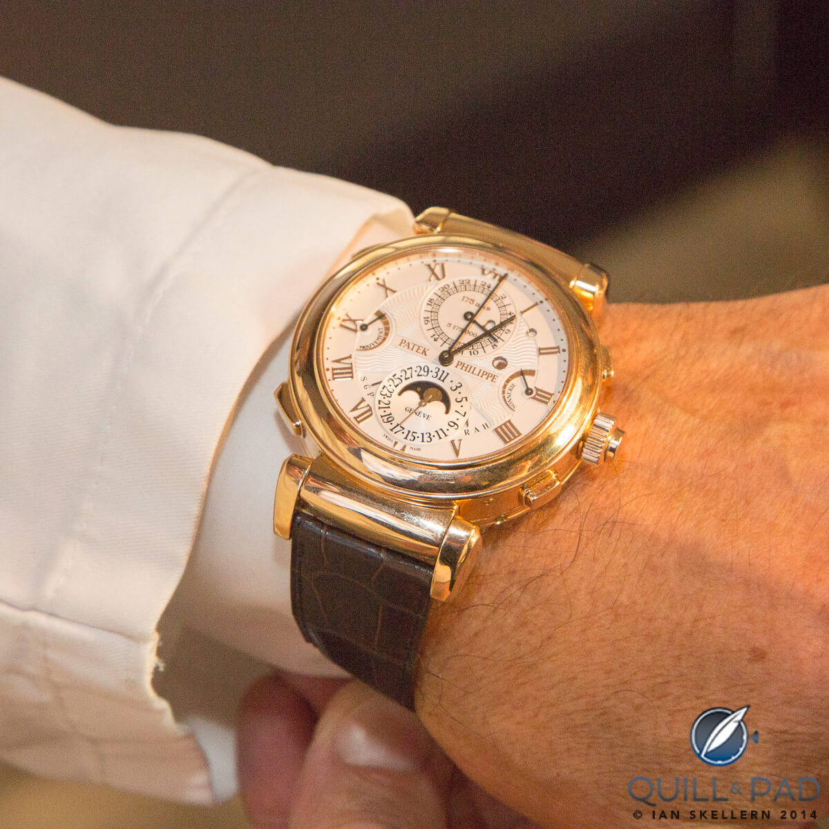 The Patek Philippe Grandmaster Chime on the wrist