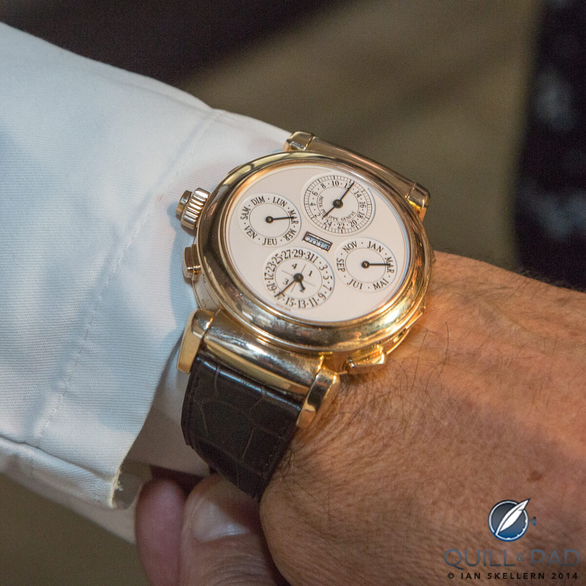 The Patek Philippe Grandmaster Chime on the wrist