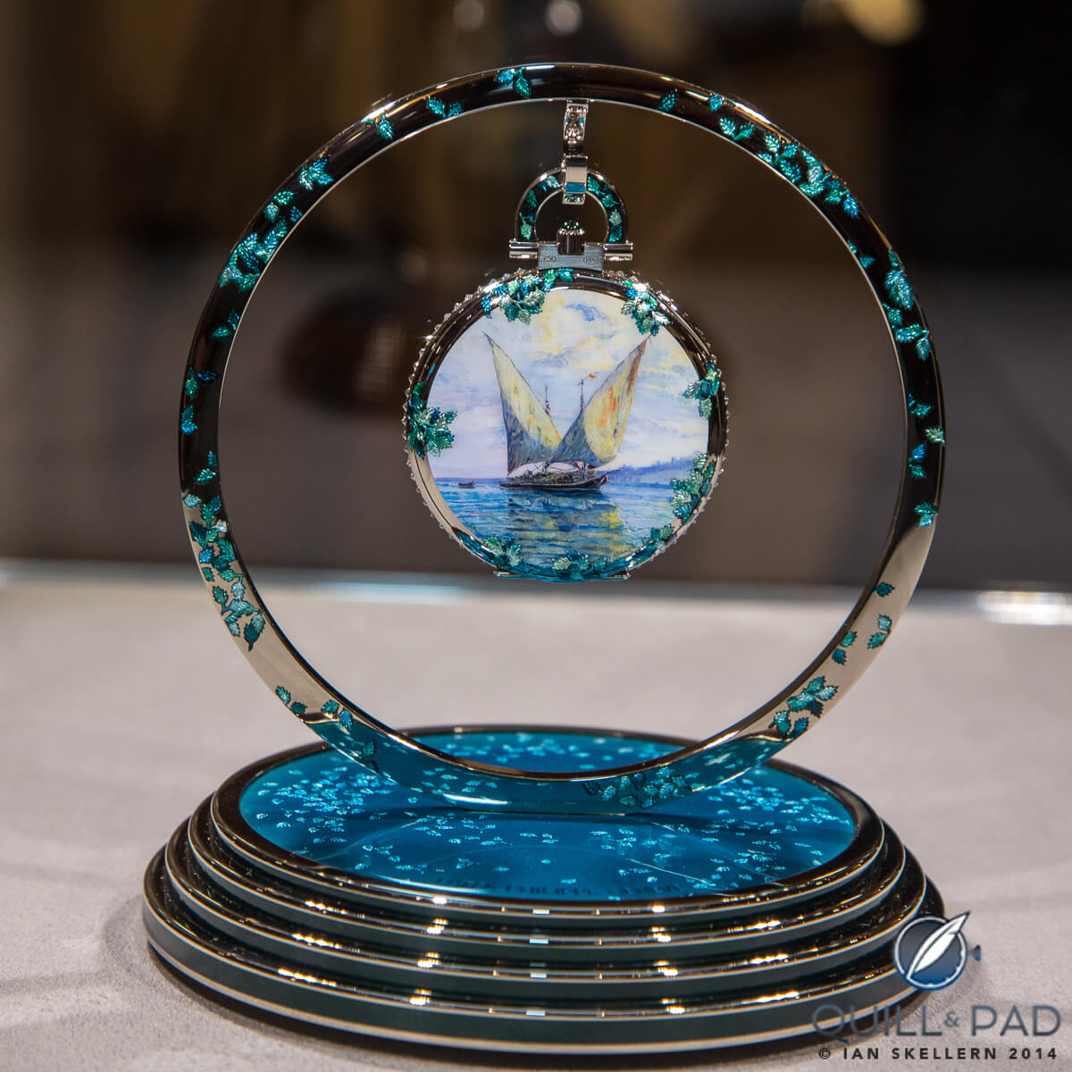Dawn on the lake by Anita Porchet for Patek Philippe's 175th anniversary