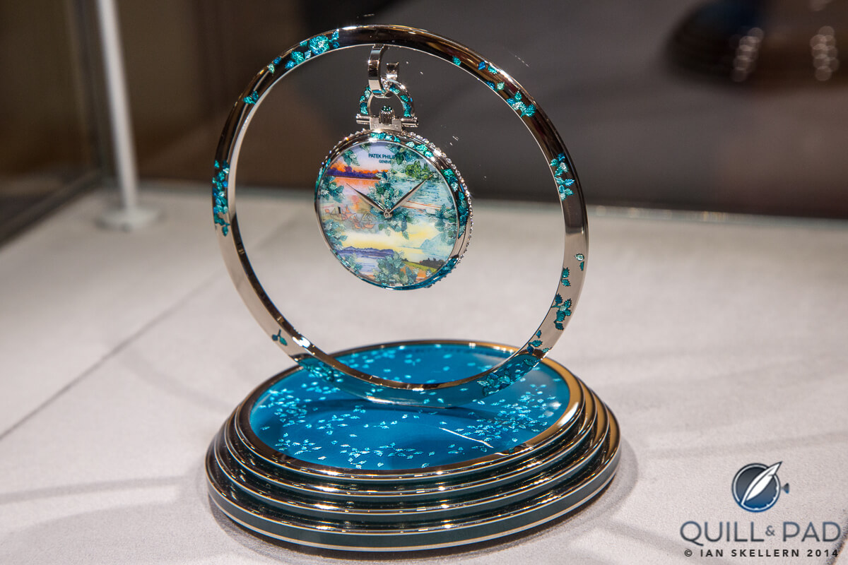 Dawn on the lake by Anita Porchet for Patek Philippe's 175th anniversary