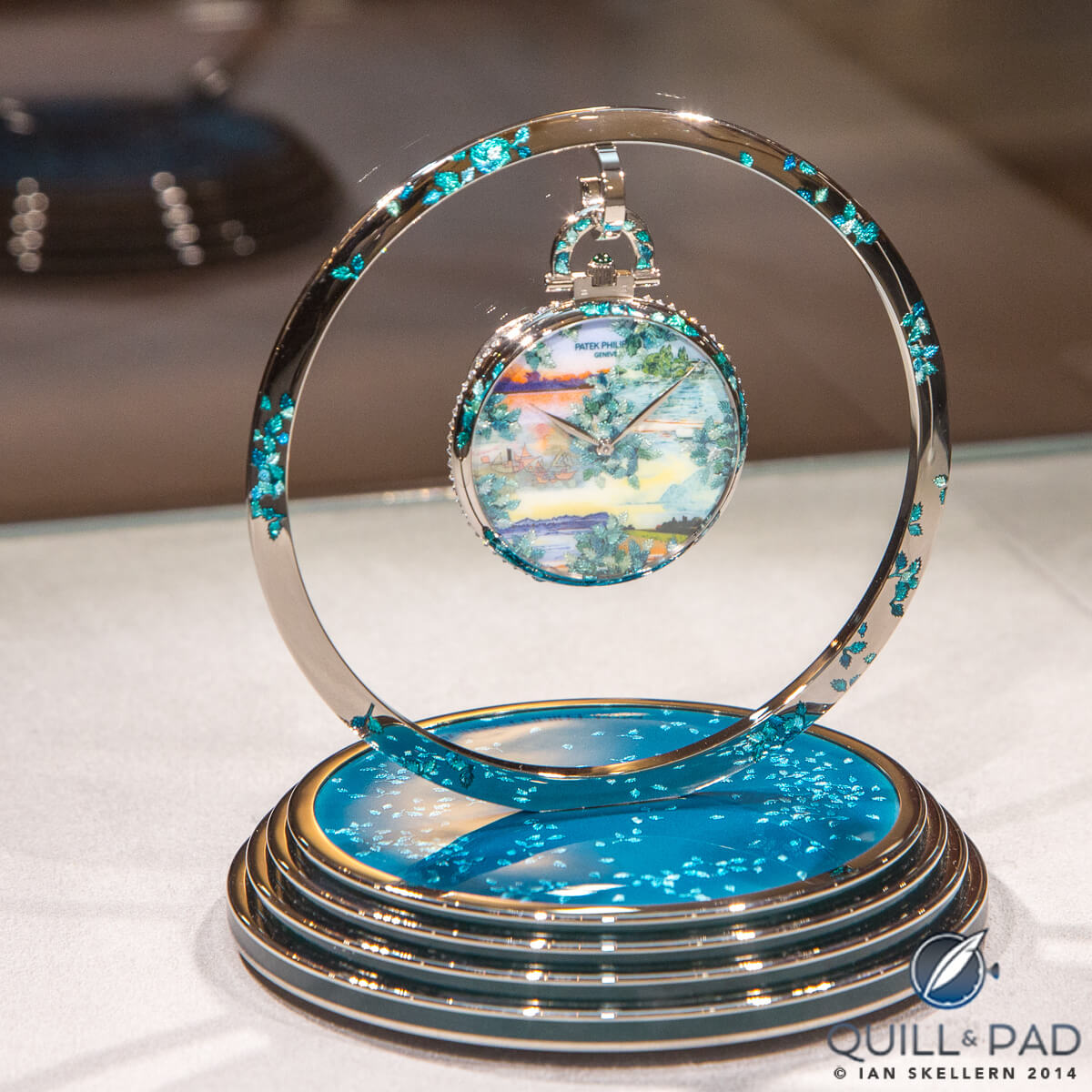 Dawn on the lake by Anita Porchet for Patek Philippe's 175th anniversary